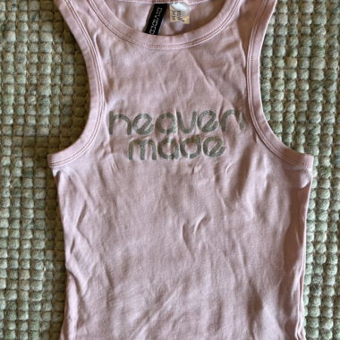 tank top baby pink