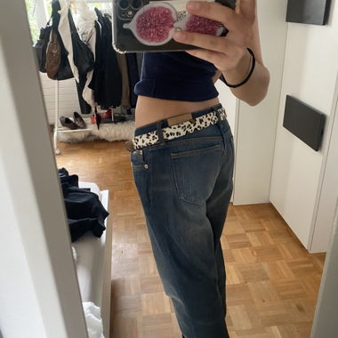 Ceinture en cuir de peau de vache