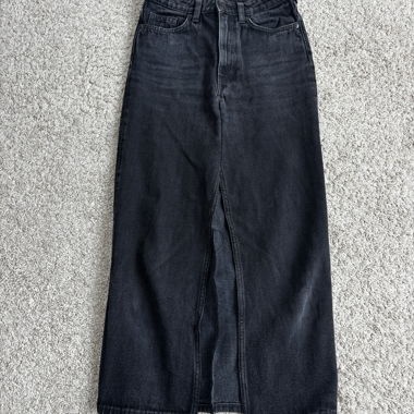 Jupe en denim noire