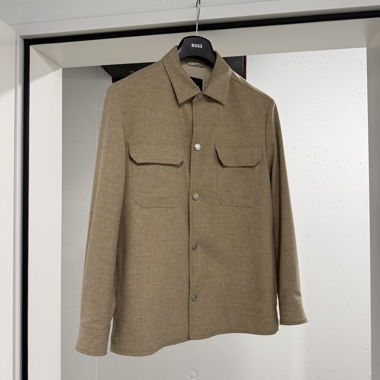 Hugo Boss Beige Overshirt mit Taschen