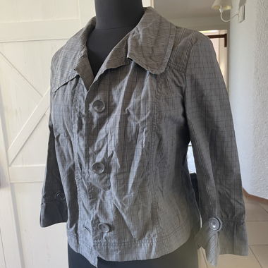 Veste légère à carreaux