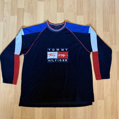 Vintage Tommy Hilfiger, Sweatshirt, Gr. XL