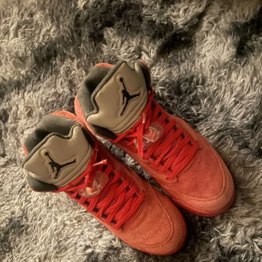 Jordan 5 Retro Red suede