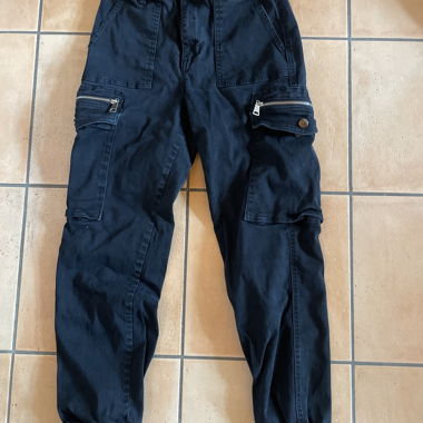 Pantaloni cargo neri