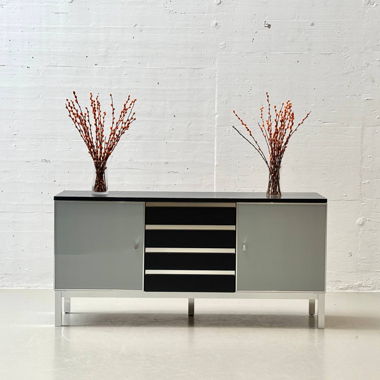 Credenza in acero e vetro di Möbel Svoboda