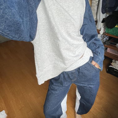 Ensemble sweat-shirt jeans ZARA