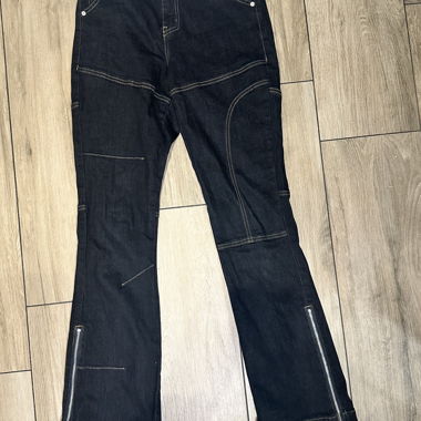 Jeans femme Fashion Nova bleu marine et bleu