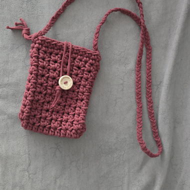 Gehäkelte Handytasche