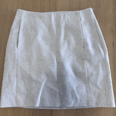 Jupe courte beige