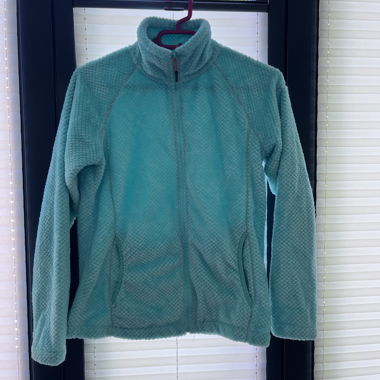 Fleecejacke in Türkis