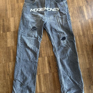Jeans MOREMONEY gris 