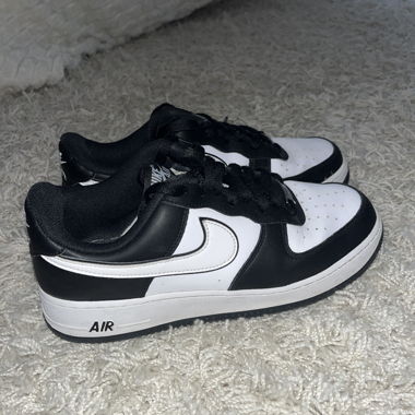 Nike Air Force Schwarz Weiss Pandanike