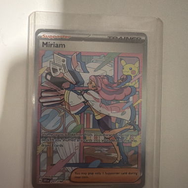 Carta Allenatore Miriam Pokémon