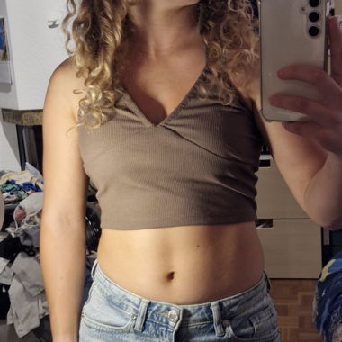 Croptop brown