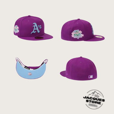 New Era Oakland Athletics fitted Cap (purple/blue)