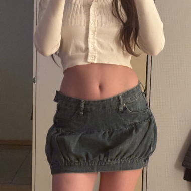 Denim-Little-Skirt