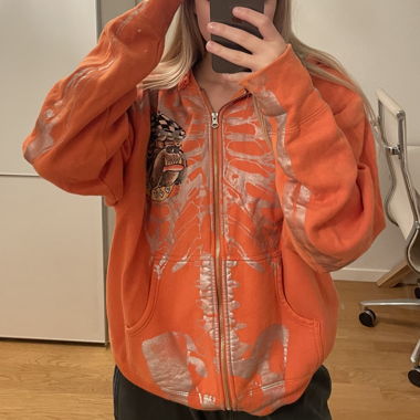 Ed Hardy Kapuzenjacke orange XL