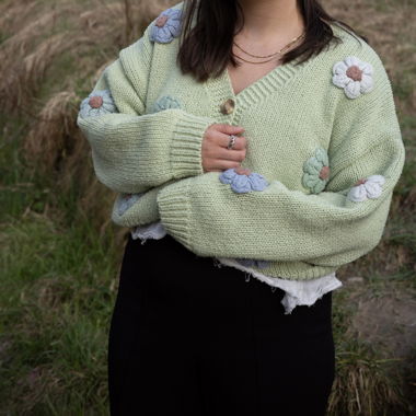 Blümchen Cardigan
