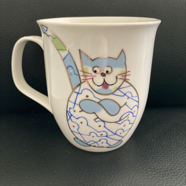 Tasse Kunstmotiv Katze