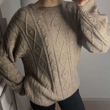 Maglione in maglia TEZENIS marrone