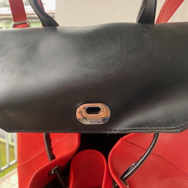 ZAINO OBAG NERO E ROSSO