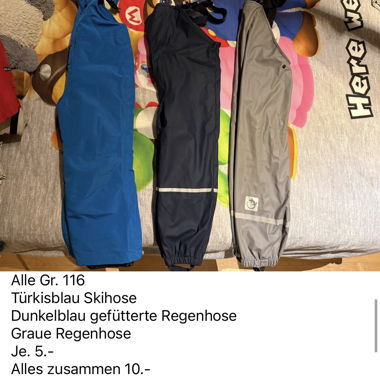 Children's pants set size 116