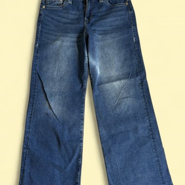 Jean True Religion coupe large bleu