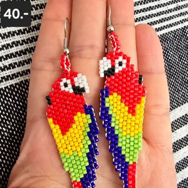 Boucles d'oreilles en perles Miyuki - fait main 