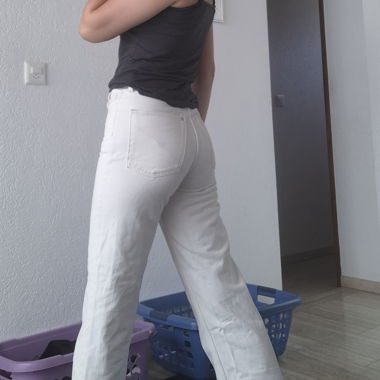 Weisse Jeans