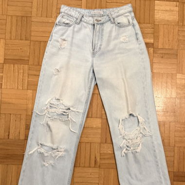 Denim & Co - Jeans blu strappati 