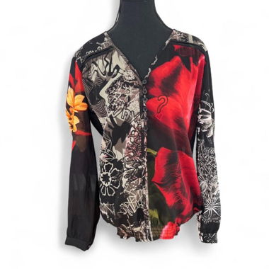 Chemisier Desigual à motif (S/M)