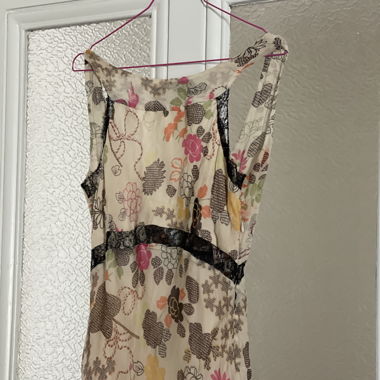 Vintage Dress 100% silk 