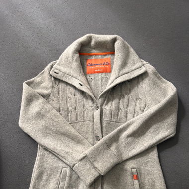 Strickjacke Gr. M mit Wolle von Adenauer & Co.