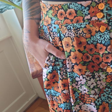 Jupe fleurie MONKI taille S