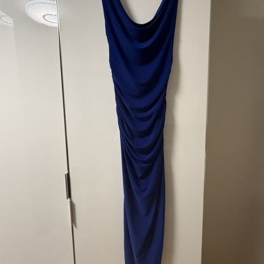 ZARA blaues Abendkleid