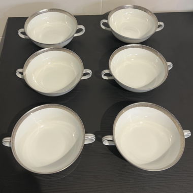 6 Bernardaud-Schalen