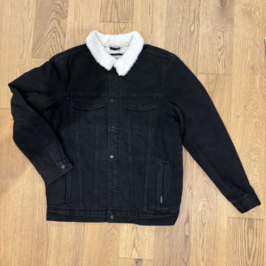 Veste en jean Sherpa Pull&Bear