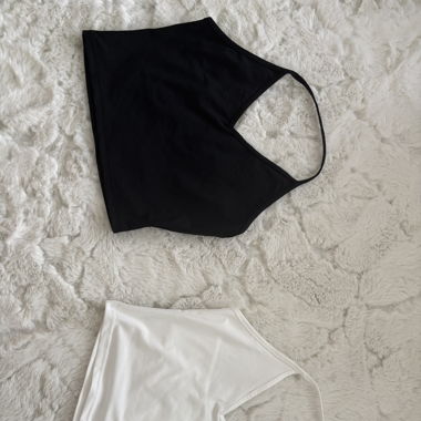black and white tops