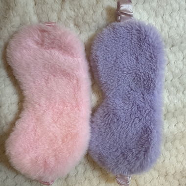 Flauschige Schlafmasken 2er-Set