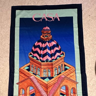 Serviette de plage casa blanca