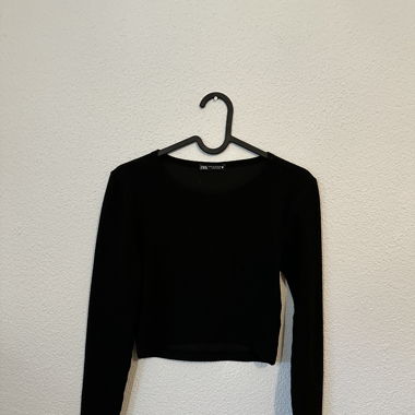ZARA Top (schwarz, Grösse M)