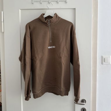 VACID Half Zip Pullover S Braun – Sweatshirt
