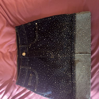 Bling mini skirt