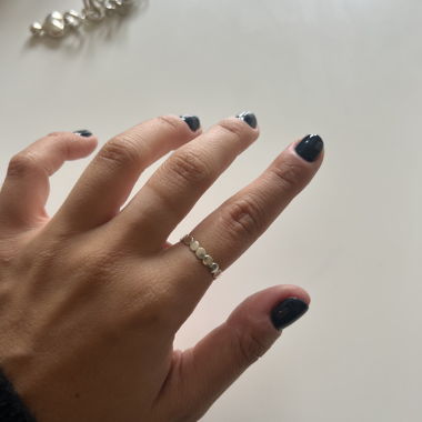simple dot ring (925 sterling silver)