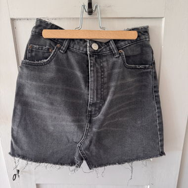Gonna in jeans nera