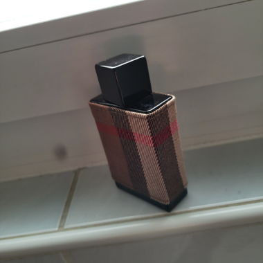Flacone profumo a quadri