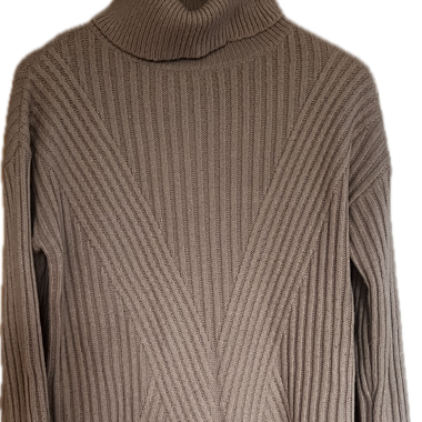 Primark Rollkragenpullover beige/rosa Gr. S