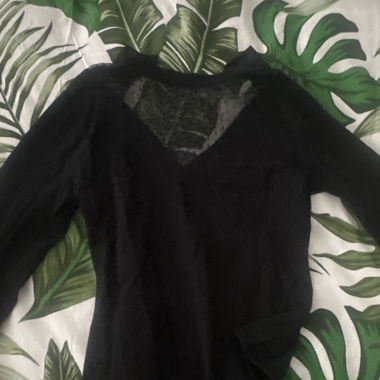 Body Schwarz mit Glitzer