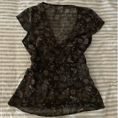 Vintage Brown Blouse