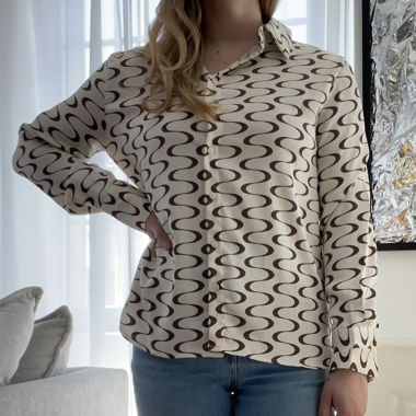 Retro Bluse